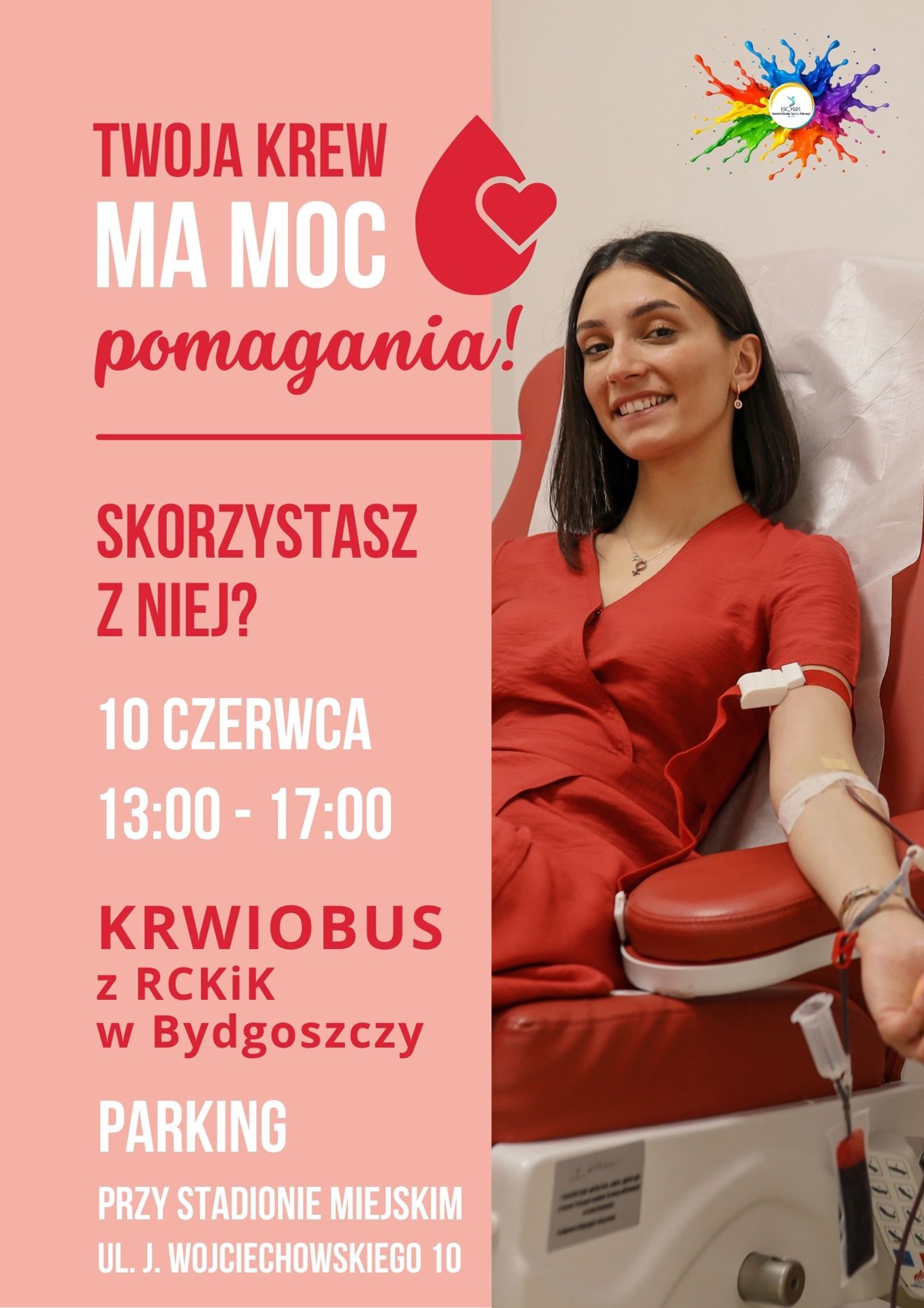 Czerwony i Różowy Elegancki Krwiodawstwo Plakat.jpg