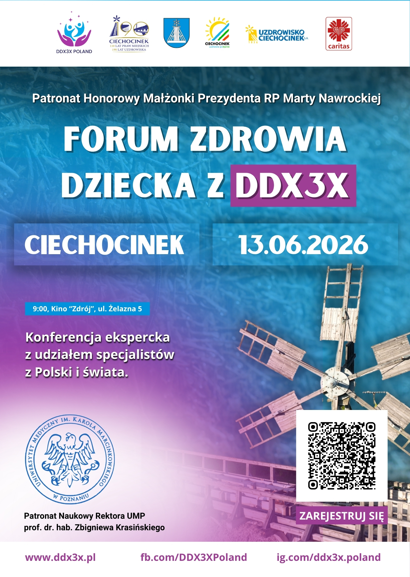 Plakat-Forum-DDX3X-Ciechocinek-2026 z kodem QR.jpg