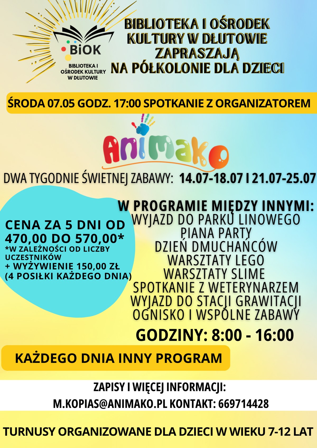 CENA ZA 5 DNI OD 470,00 DO 570,00 W ZALEŻNOŚCI OD LICZBY UCZESTNIKÓW + WYŻYWIENIE 150,00 ZŁ (4 POSIŁKI KAŻDEGO DNIA) (1).png