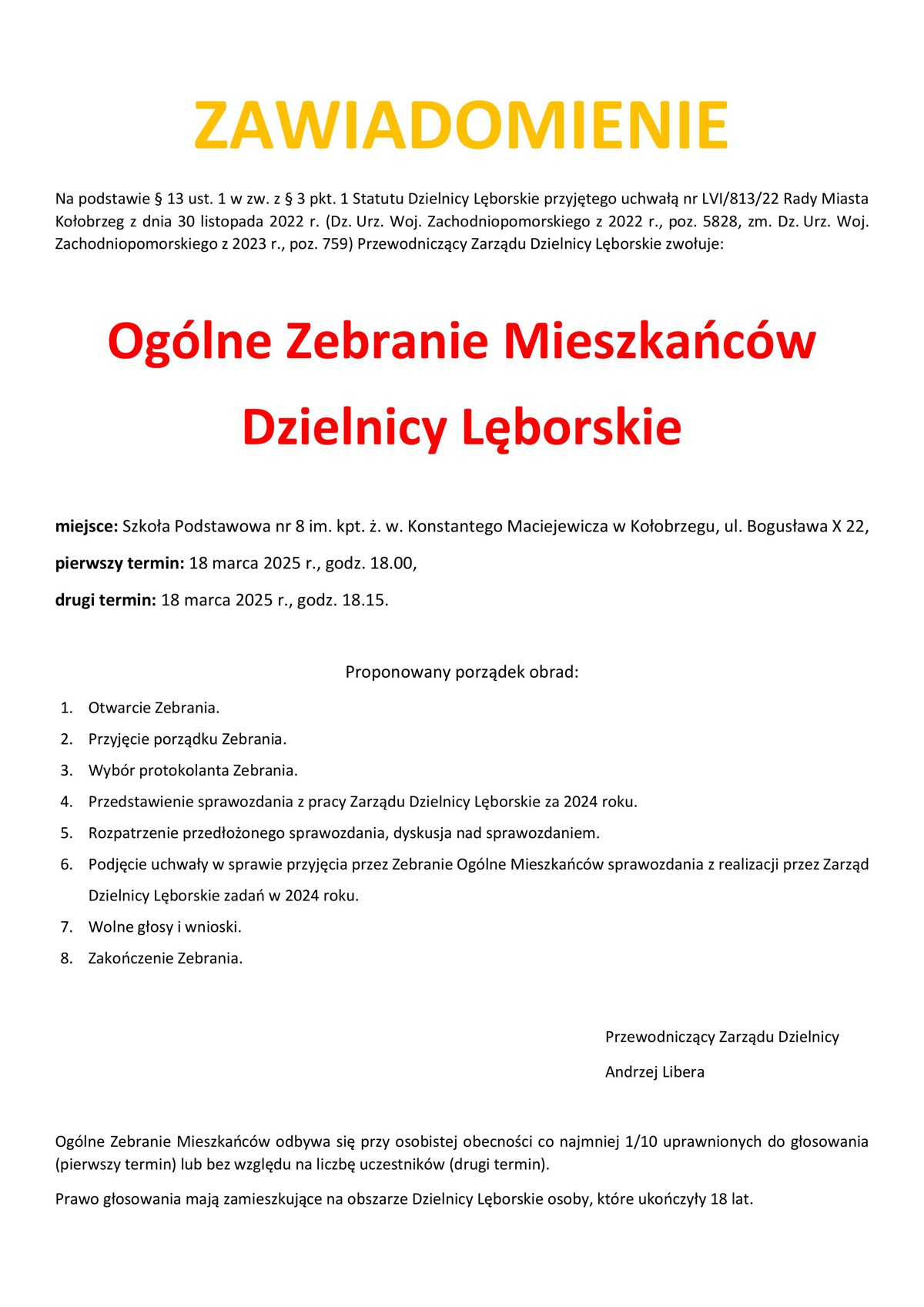 Zawiadomienie Zebranie Ogólne Mieszkańców 18.03.2025.jpg