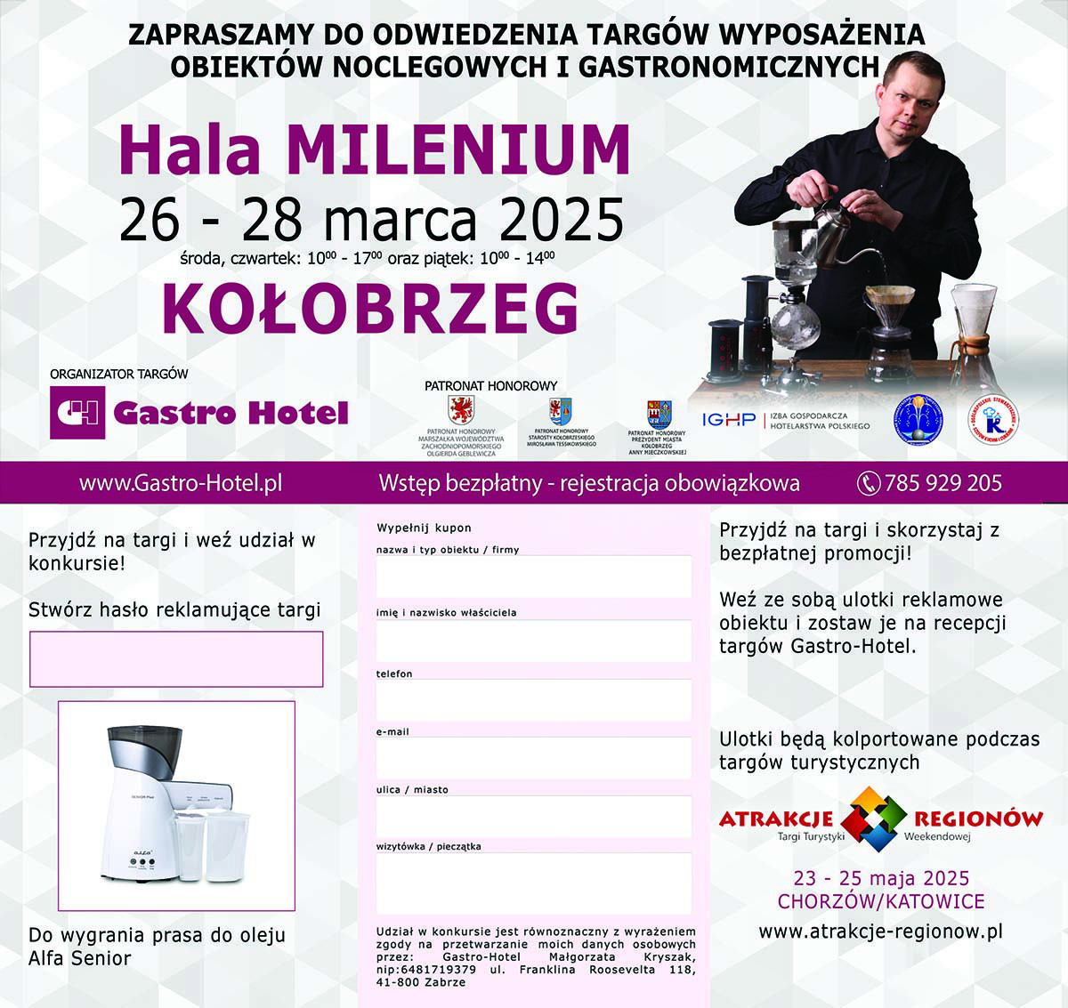 26-28 marca Kołobrzeg Hala MILENIUM targi GASTRO-HOTEL-1.jpg