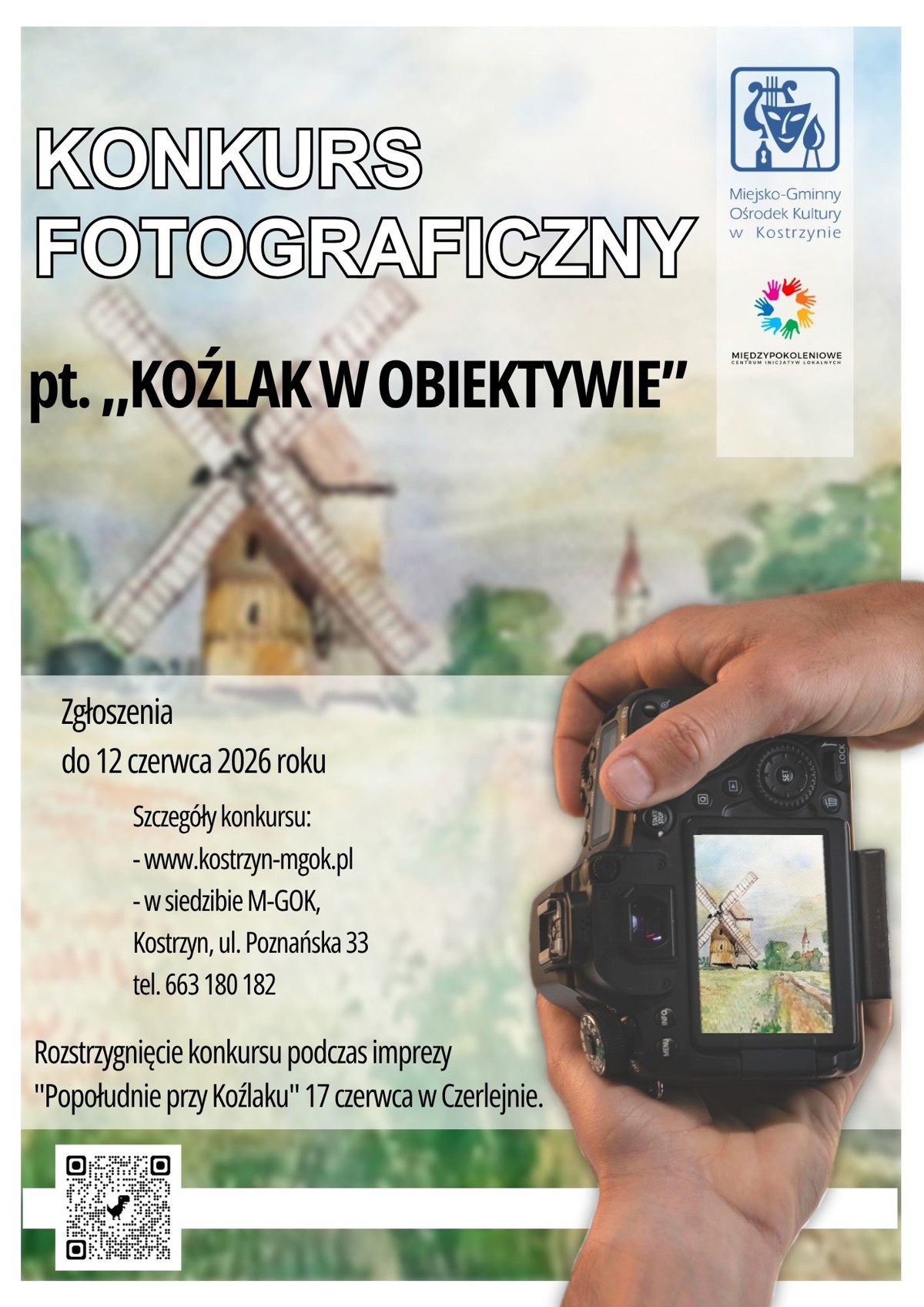 Rozstrzygnięcie konkursu podczas imprezy Popołudnie przy Koźlaku 17 czerwca w Czerlejnie..jpg