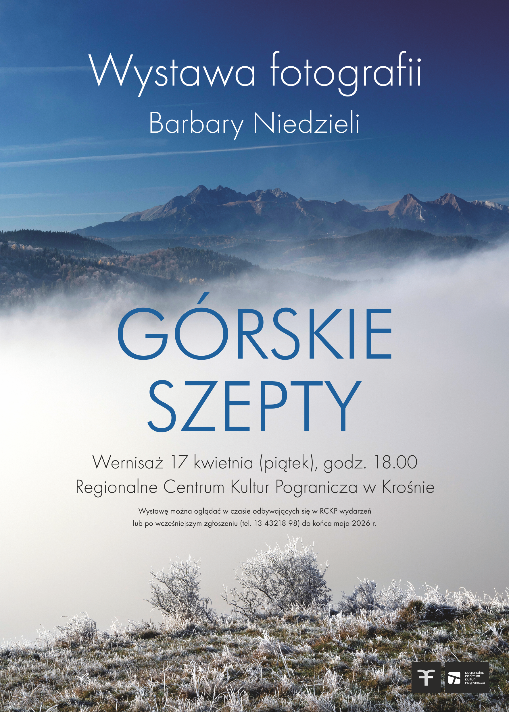 RCKP Wystawa Górskie szepty 2026 Barbara Niedziela, afisz.png