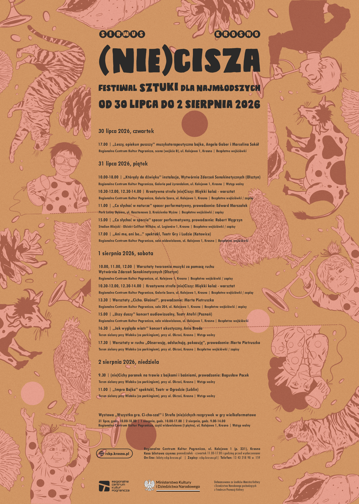 RCKP (nie)Cisza 2026 festiwal sztuki dla najmłodszych afisz.png