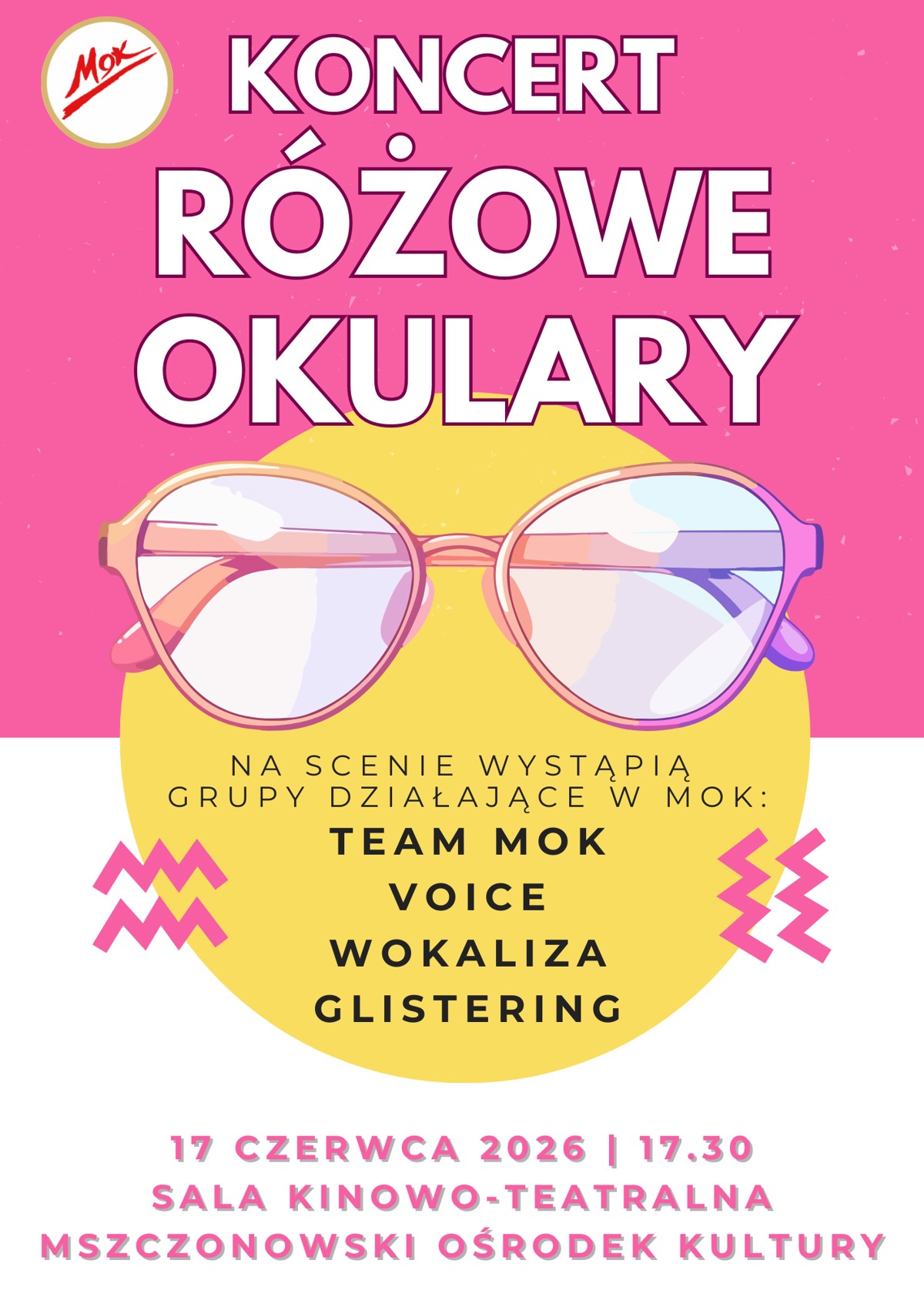 Żółty i Pomarańczowy Geometryczny Koncert Program.png
