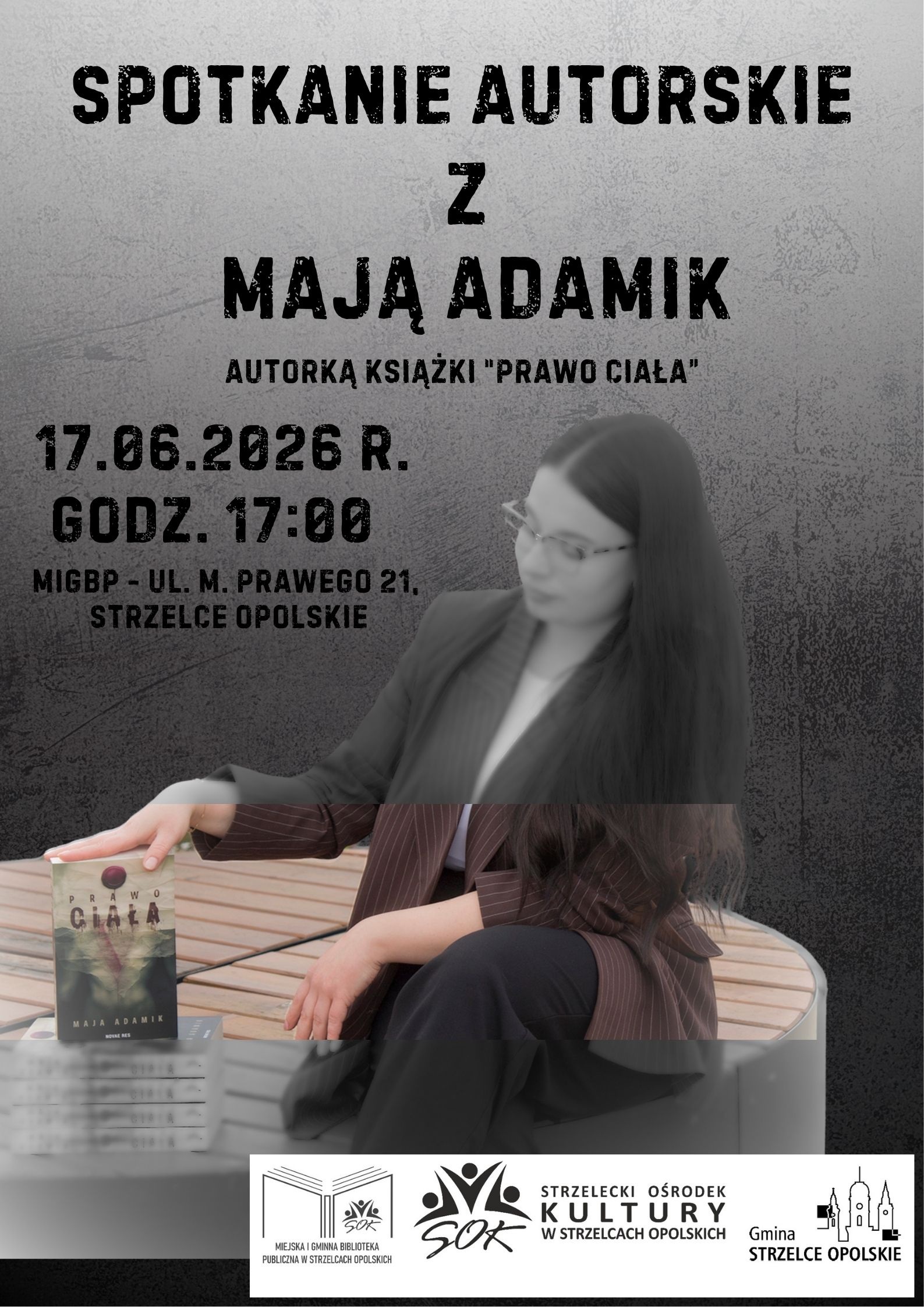 Plakat na spotkanie z Mają Adamik.jpg
