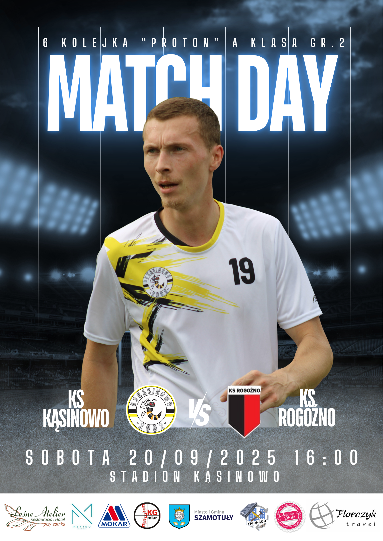 plakat KS Kąsinmowo vs KS Rogoźno 6 kolejka proton a klasa gr2 (002).png
