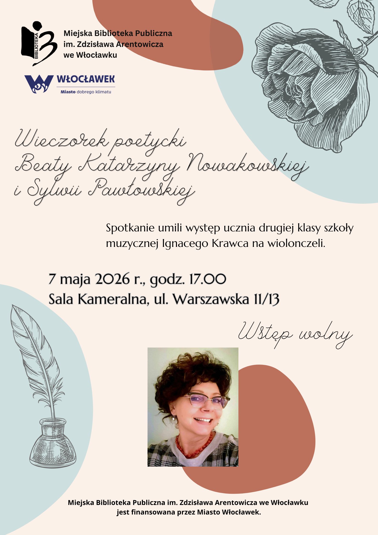 Wieczorek poetycki Beaty Katarzyny Nowakowskiej i jej gościa Sylwii Pawłowskiej.jpg