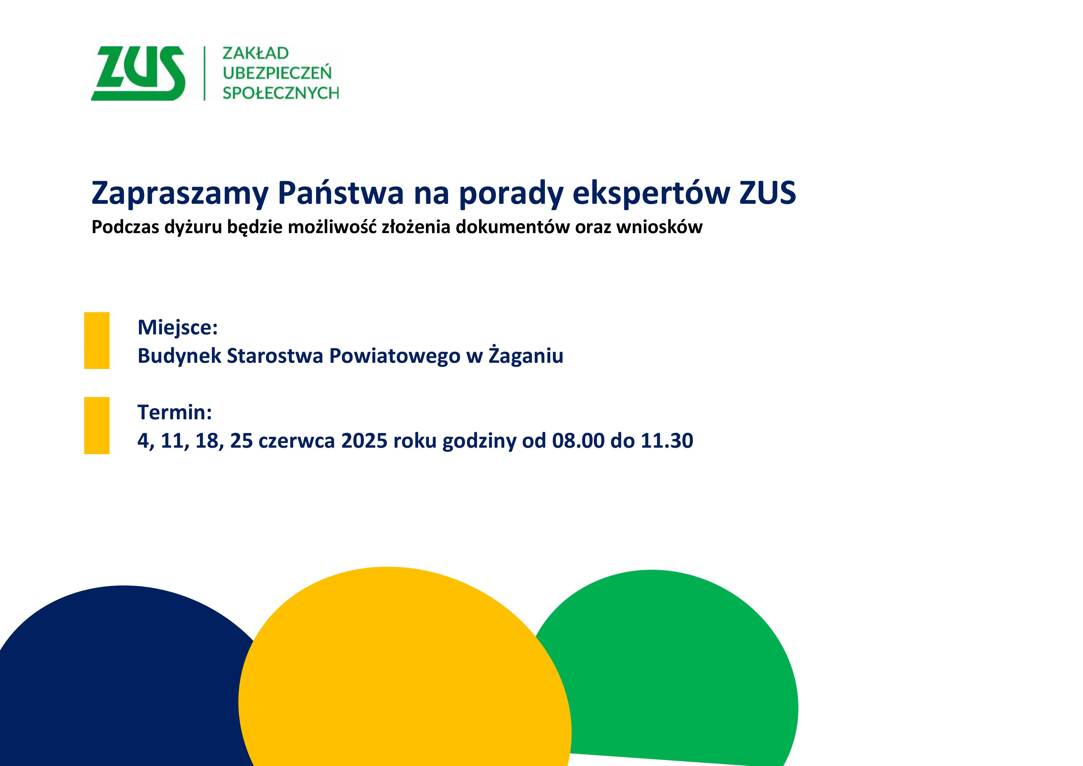 plakat Zapraszamy na porady ekspertów ZUS (2).jpg