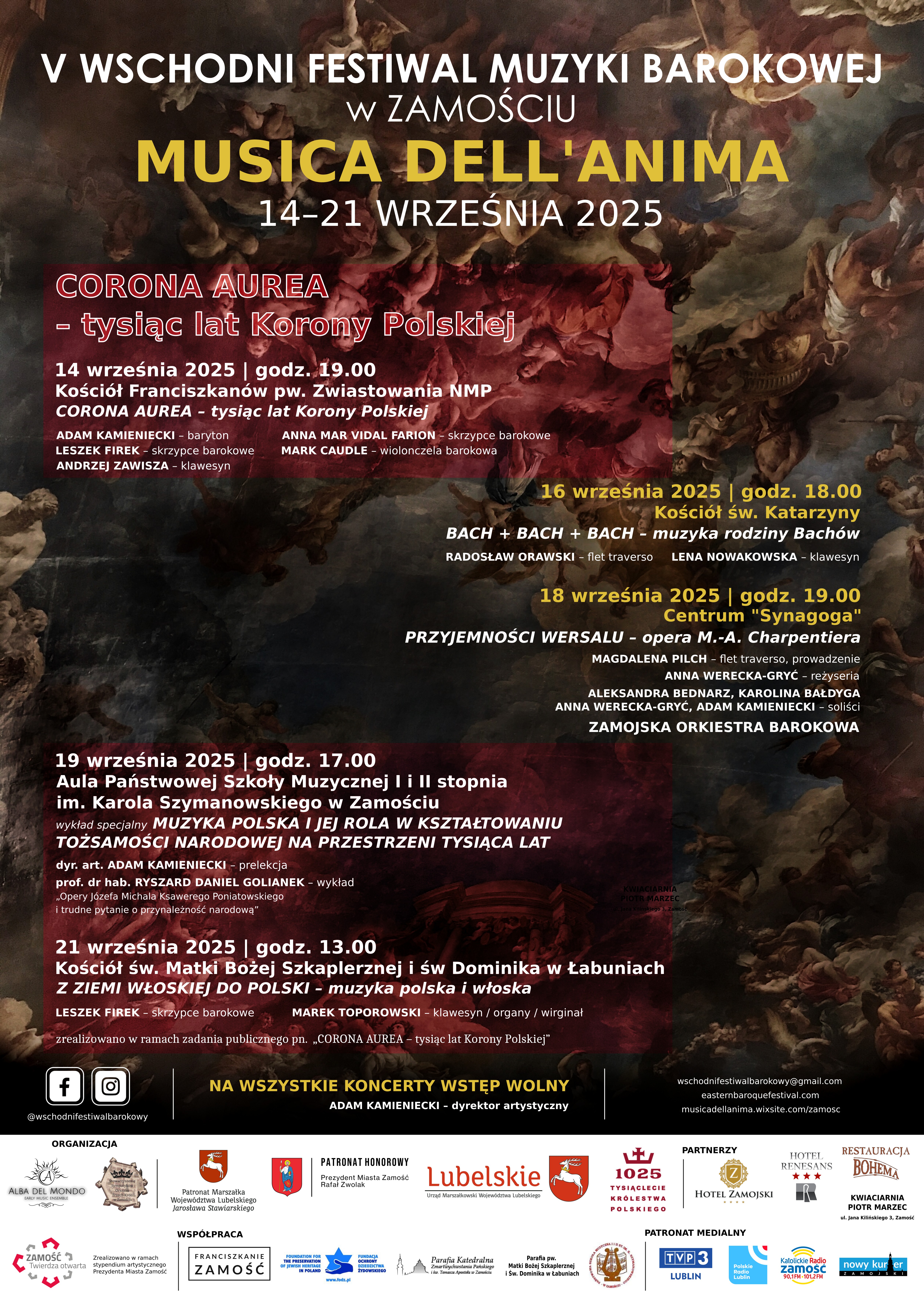 Plakat V Wschodniego Festiwalu Muzyki Barokowej MUSICA DELL'ANIMA w Zamościu.jpg
